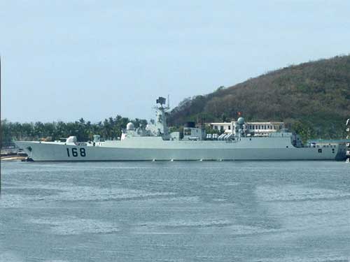 中国海军168号导弹驱逐舰